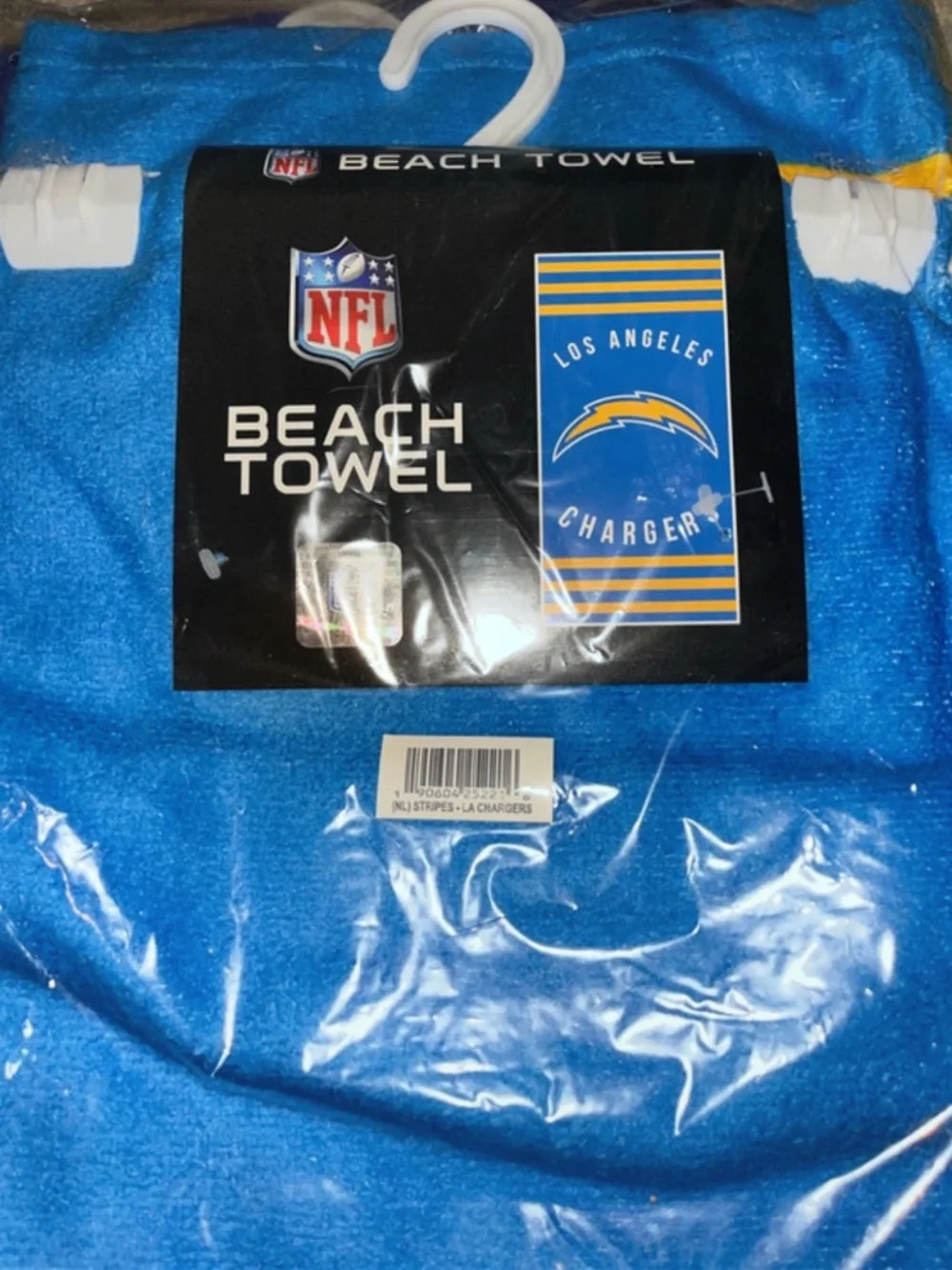 NFL Los Angeles Chargers Blue and Gold Beach Towel